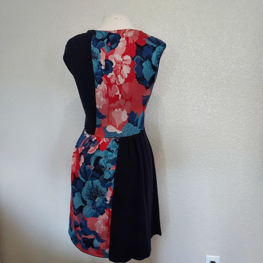 Leifsdottir Colorful Knit Sleeveless Floral Dress Size 8 - Picture 9 of 13